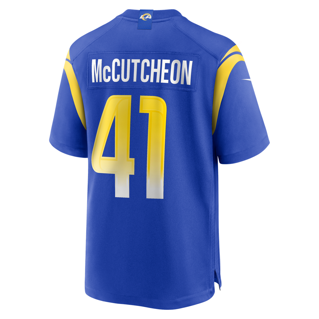 Cameron McCutcheon Los Angeles Rams Game Jersey - Royal