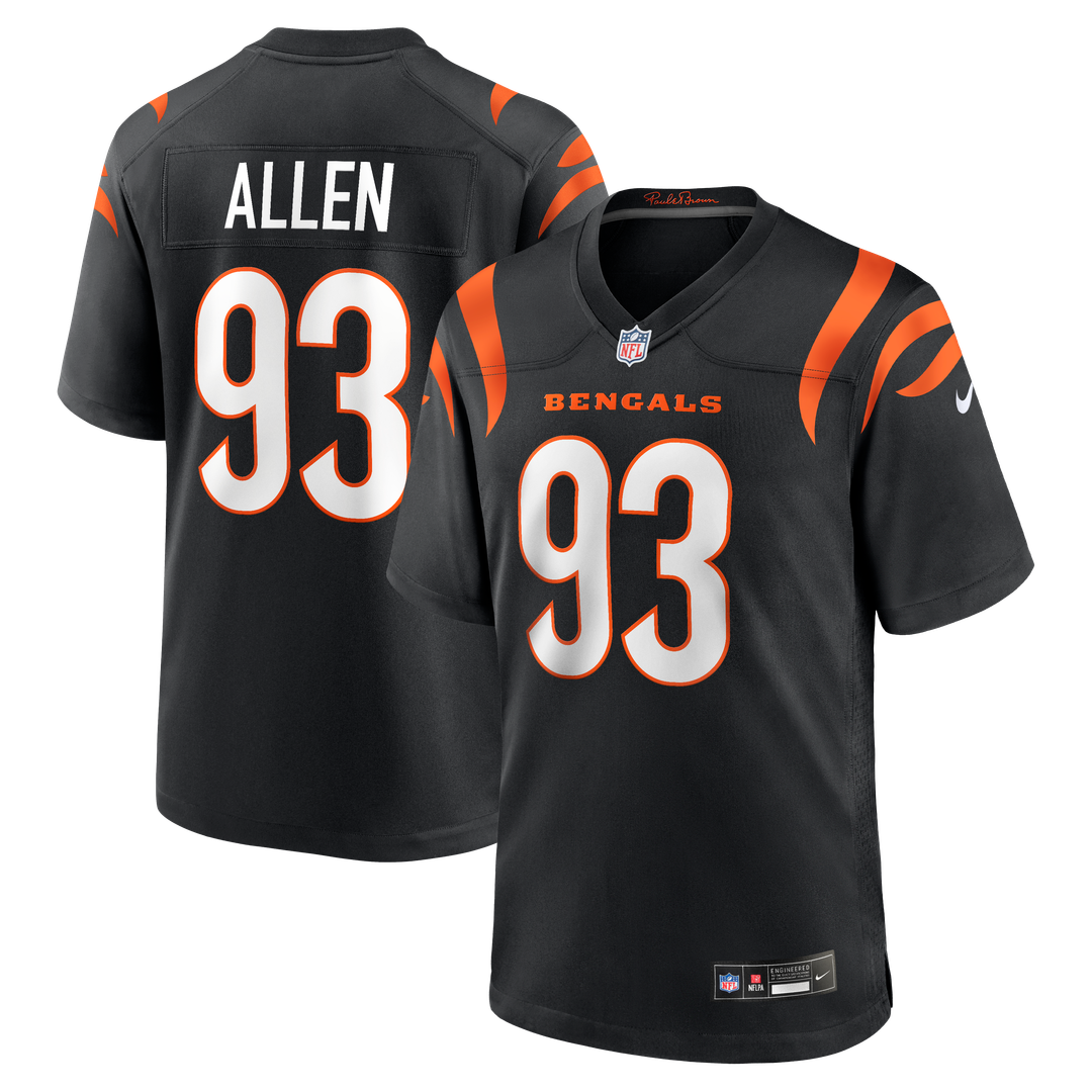 Jonathan Allen Cincinnati Bengals Team Game Jersey - Black