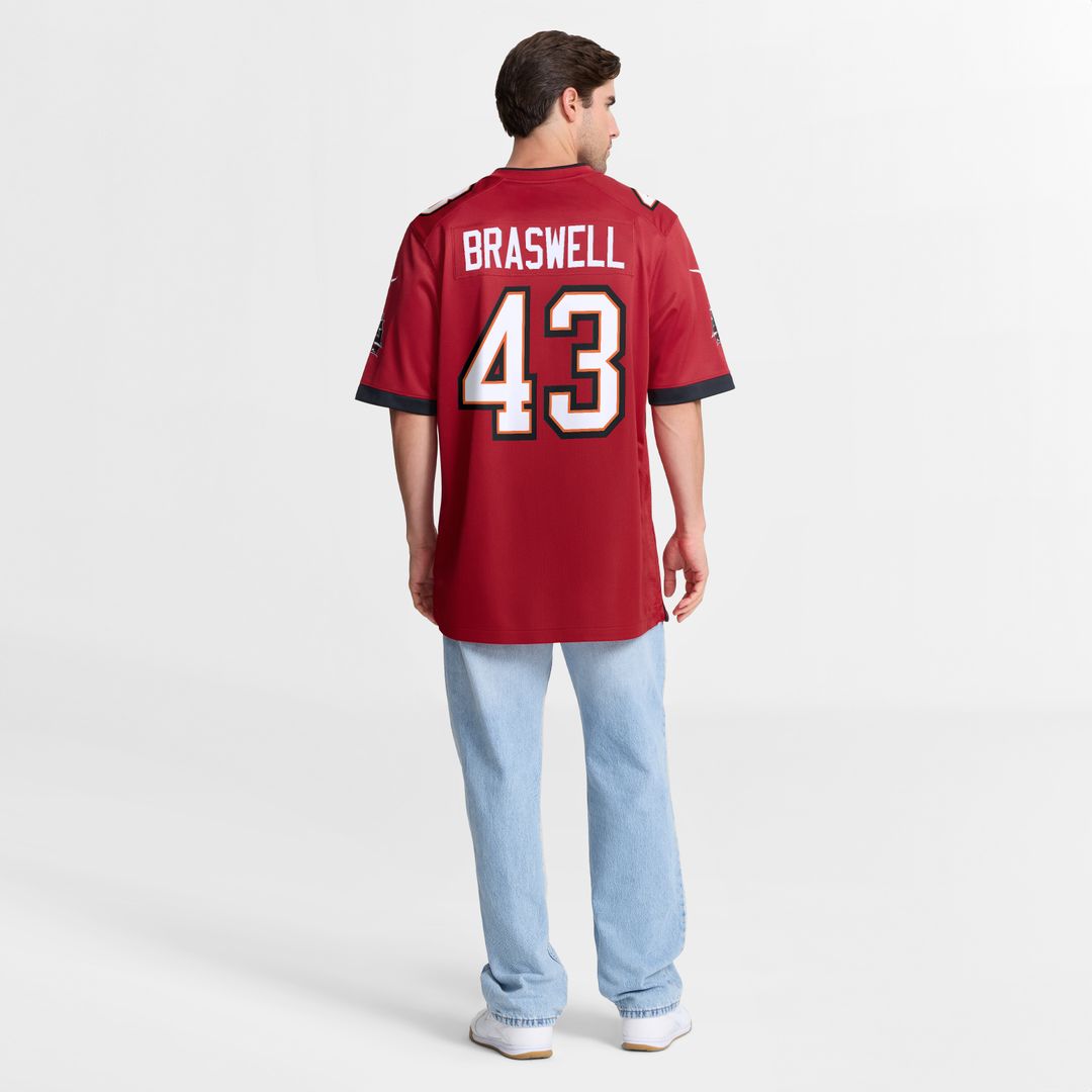 Chris Braswell Tampa Bay Buccaneers Game Jersey - Red