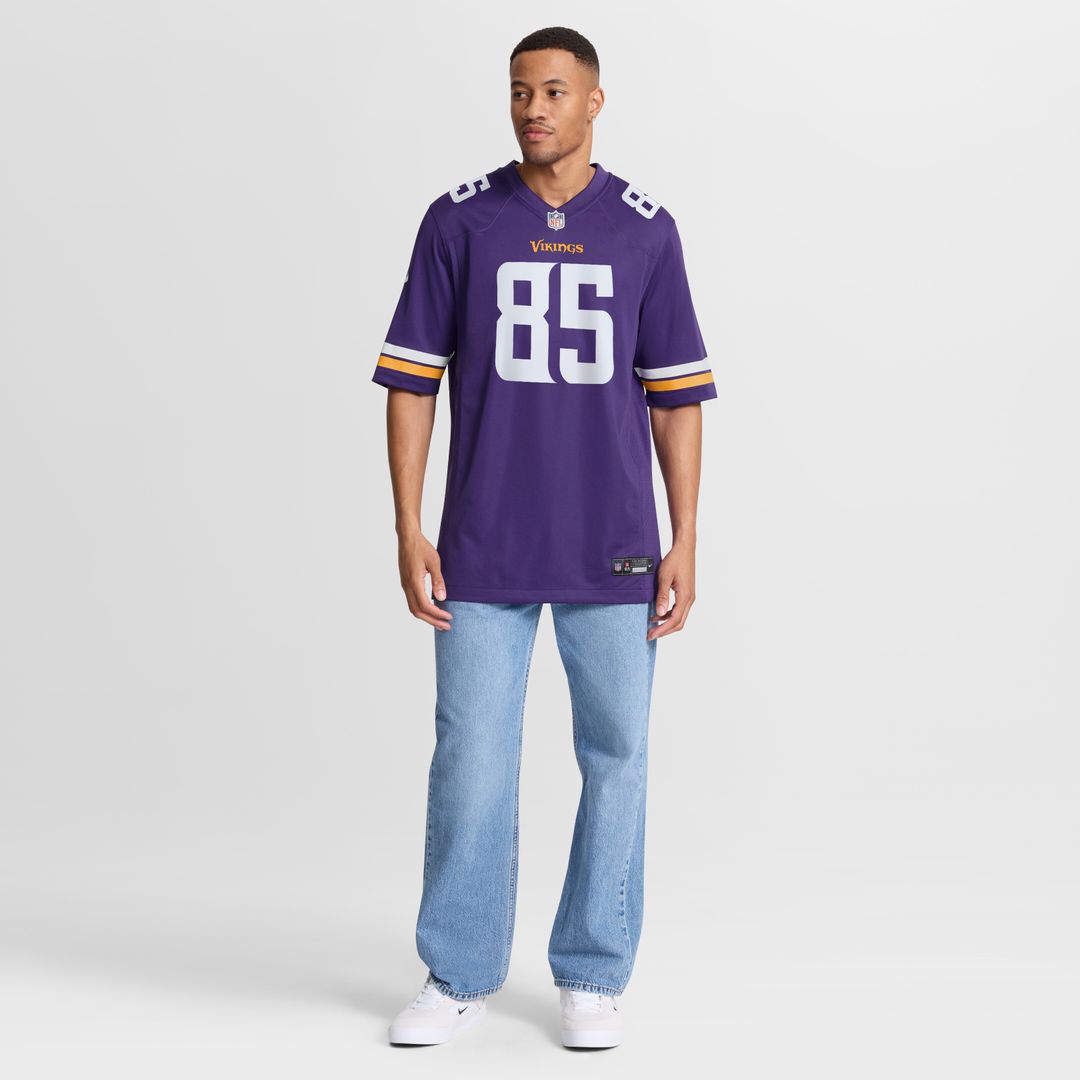Ben Yurosek Minnesota Vikings Team Game Jersey - Purple