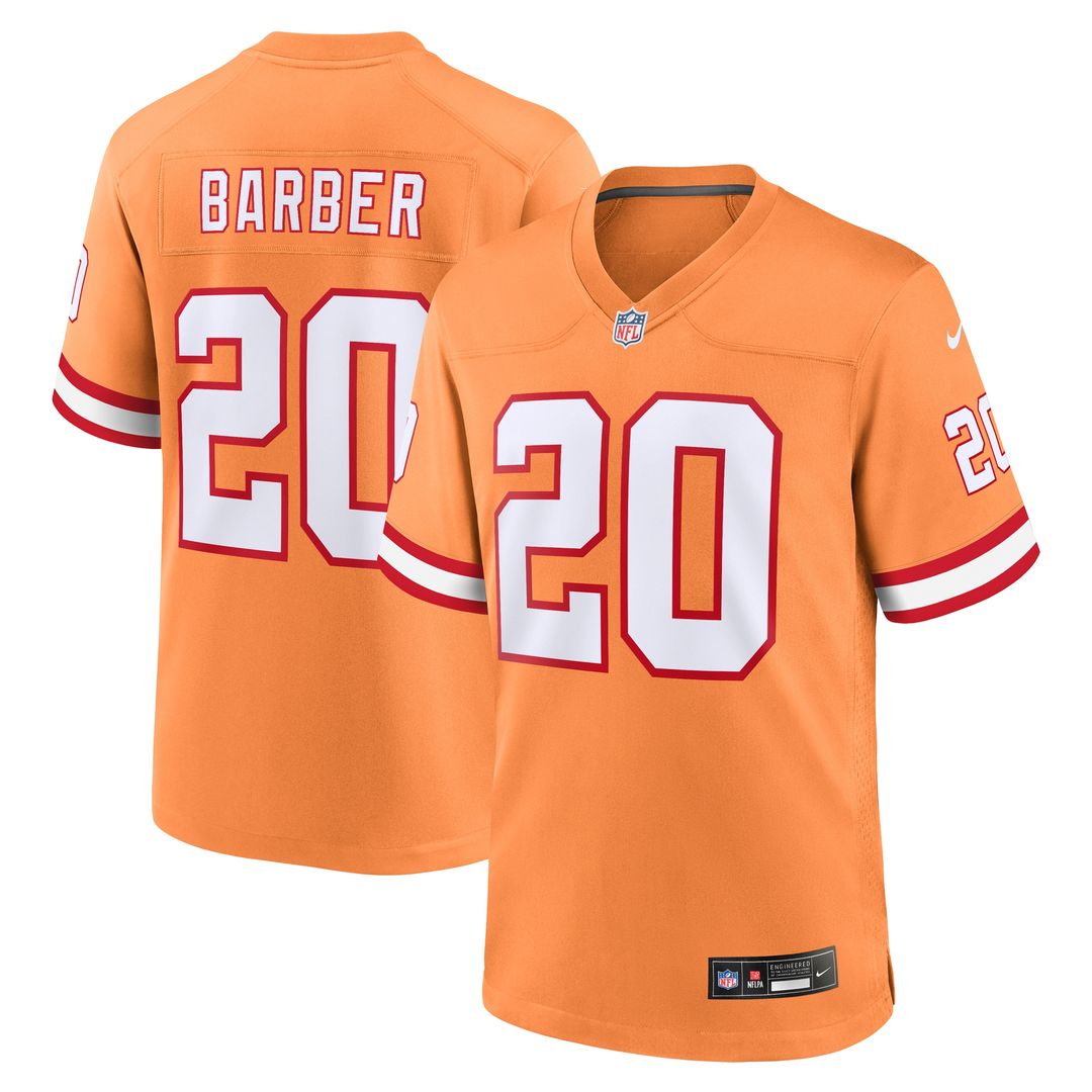 Ronde Barber Tampa Bay Buccaneers Game Retired Player Jersey - Red