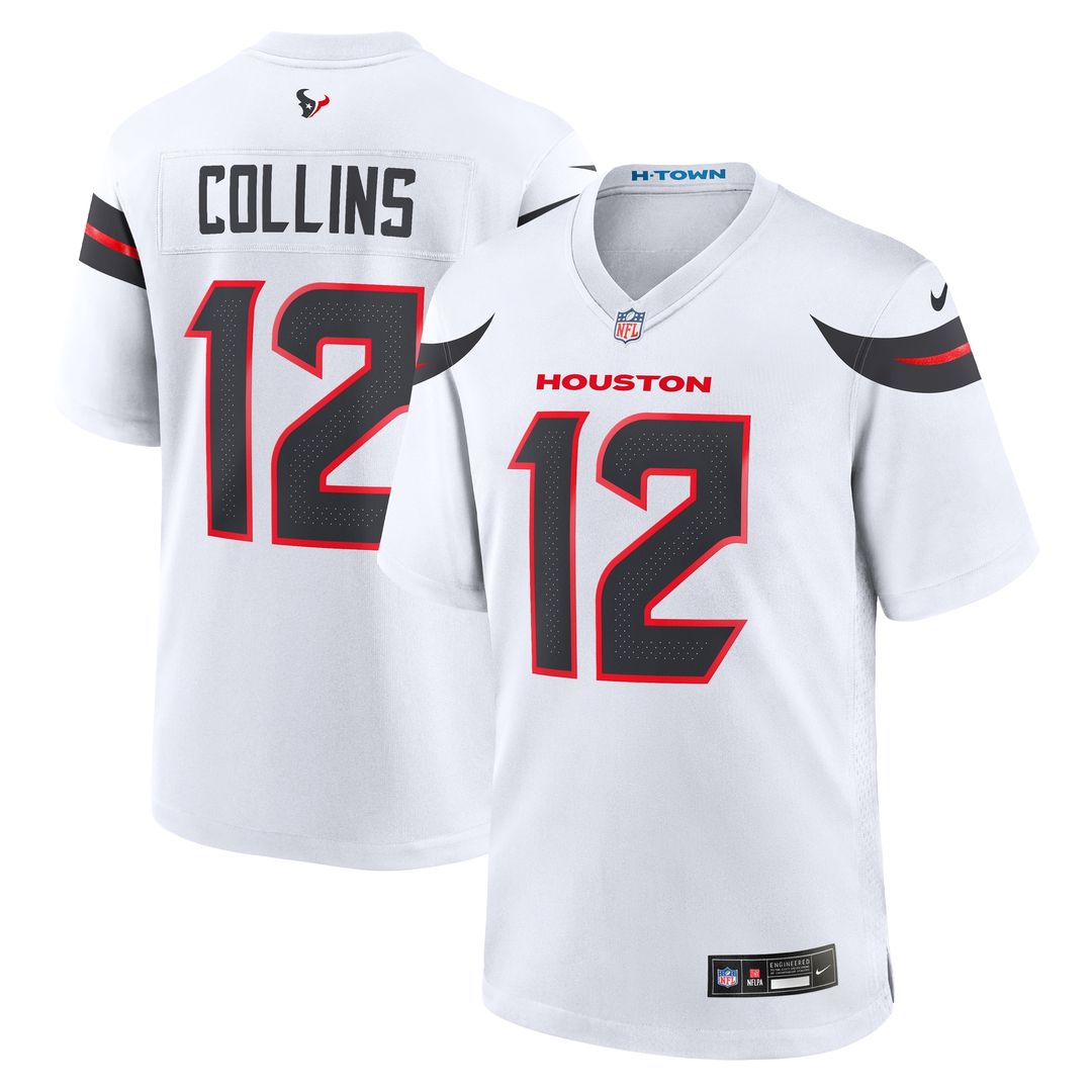 Nico Collins Houston Texans Game Jersey - Navy