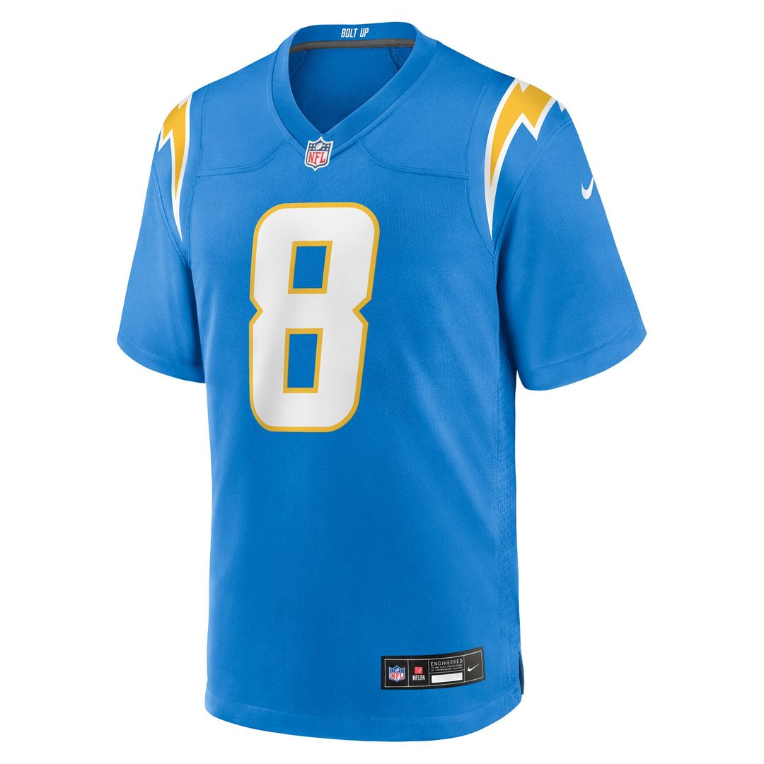 Omarion Hampton Los Angeles Chargers Alternate Charger Power Game Player Jersey - Gold