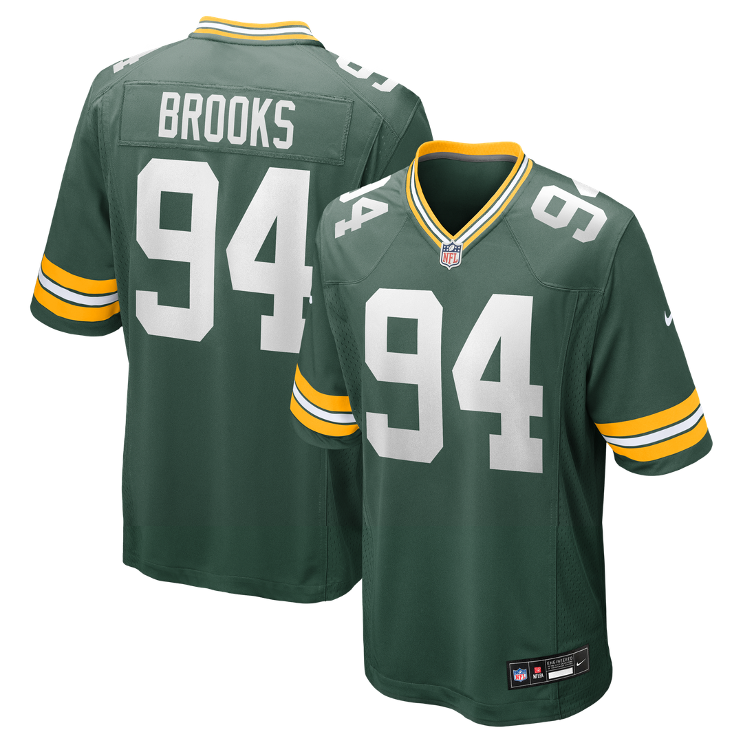 Karl Brooks Green Bay Packers Game Jersey - Green