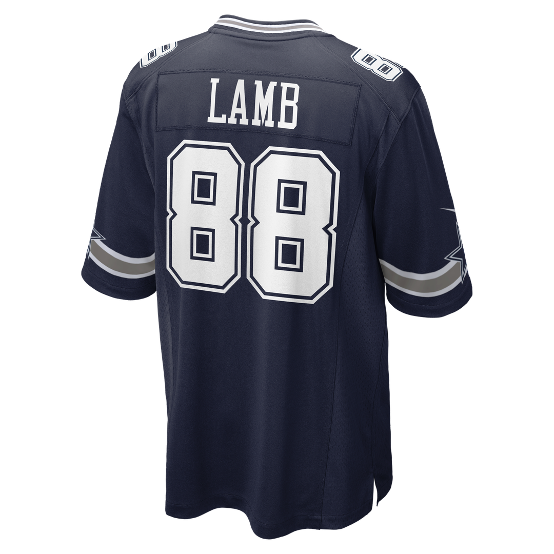 CeeDee Lamb Dallas Cowboys Game Jersey - Navy
