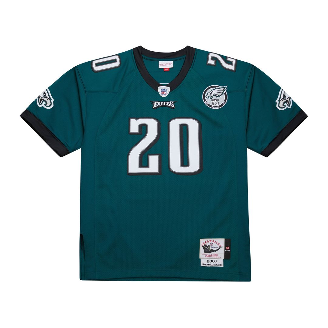 Brian Dawkins Philadelphia Eagles 1996 Authentic Throwback Retired Player Jersey - White