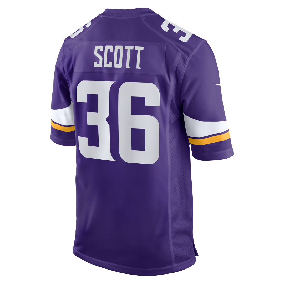 Zavier Scott Minnesota Vikings Team Game Jersey - Purple