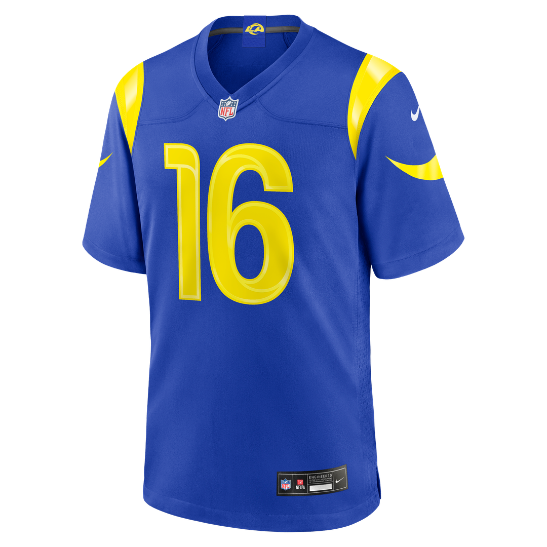 Tru Edwards Los Angeles Rams Team Game Jersey - Royal