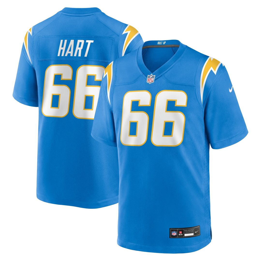 Bobby Hart Los Angeles Chargers Team Game Jersey - Powder Blue
