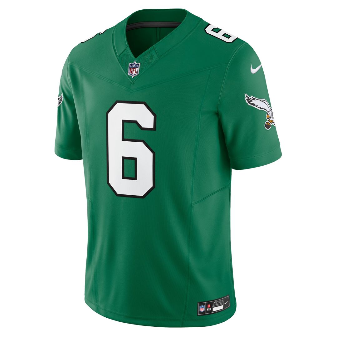 DeVonta Smith Philadelphia Eagles Vapor F.U.S.E. Limited Jersey - Kelly Green