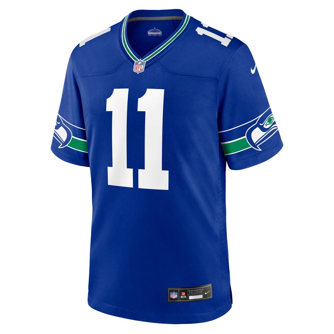 Jaxon Smith-Njigba Seattle Seahawks Game Jersey - College Navy