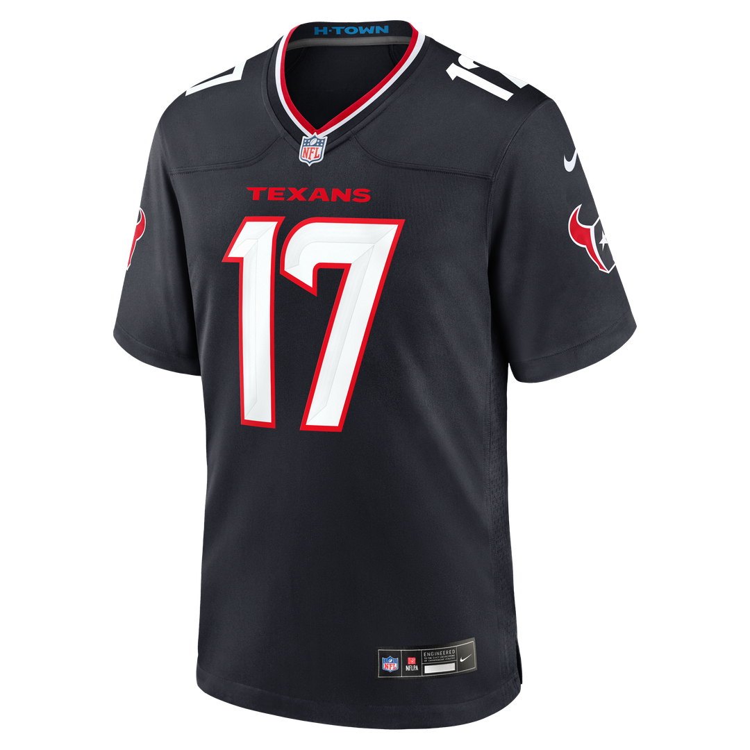 Braxton Berrios Houston Texans Team Game Jersey - Navy