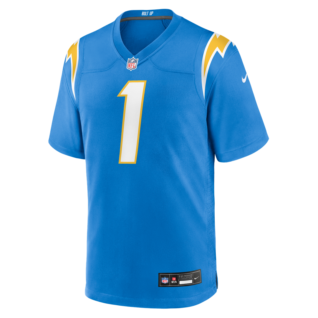 Akheem Mesidor Los Angeles Chargers 2026 NFL Draft First Round Pick No. 22 Team Game Jersey - Powder Blue