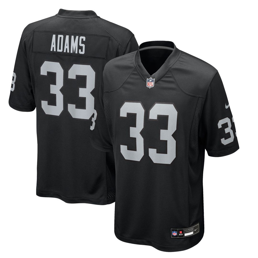 Jamal Adams Las Vegas Raiders Team Game Jersey - Black