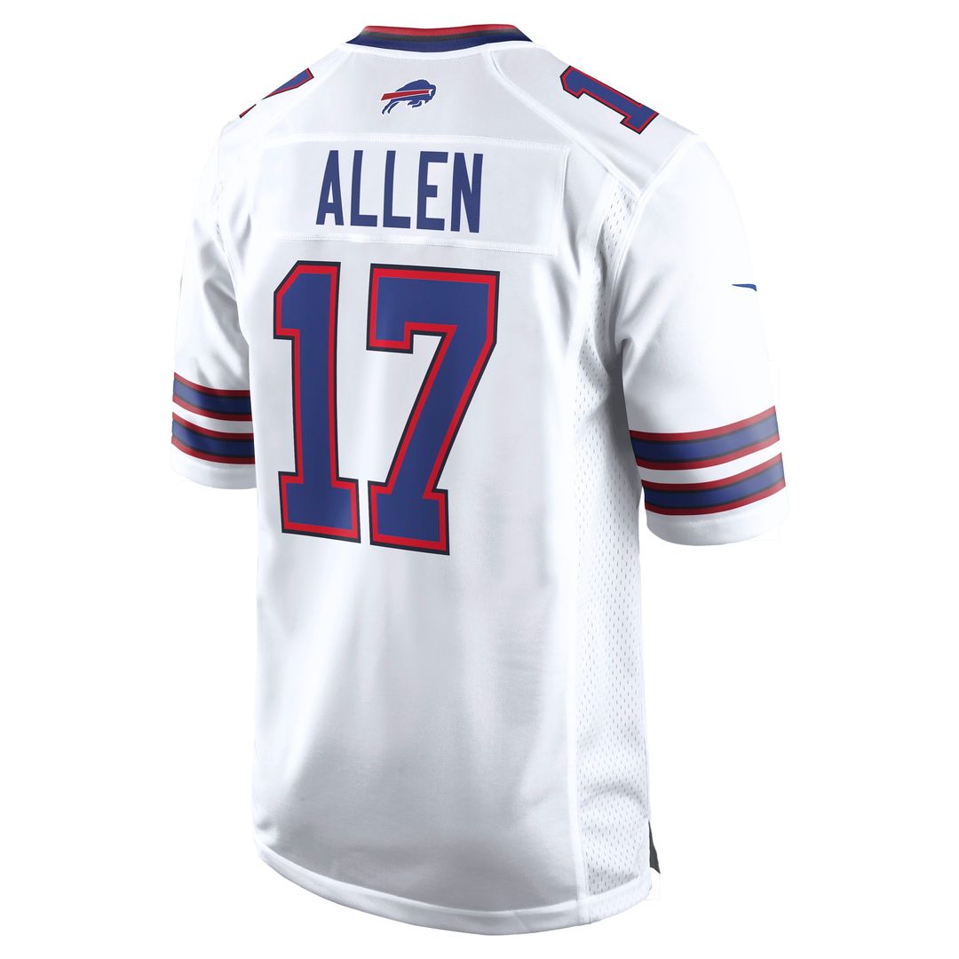 Josh Allen Buffalo Bills White Game Player Jersey - White