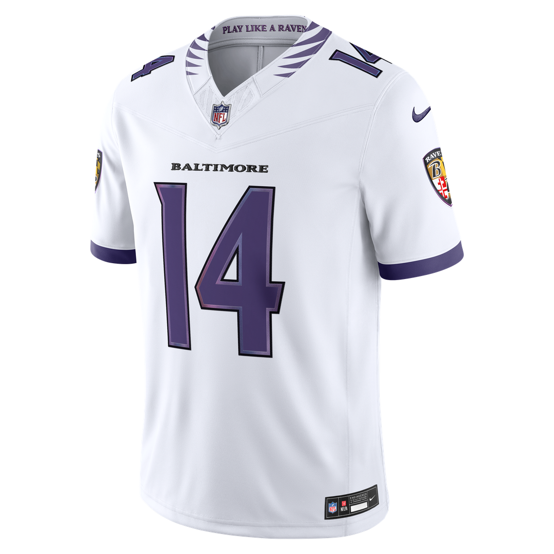 Kyle Hamilton Baltimore Ravens Vapor F.U.S.E. Stitched Limited Jersey - White