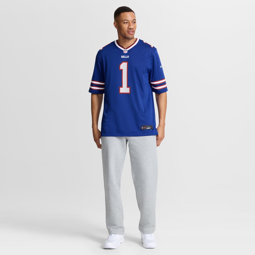 Number 1 Groom Buffalo Bills Game Jersey - Royal