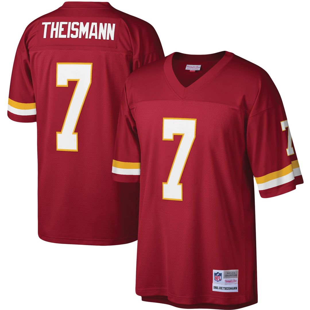 Joe Theismann Washington Football Team Legacy Replica Jersey - Burgundy