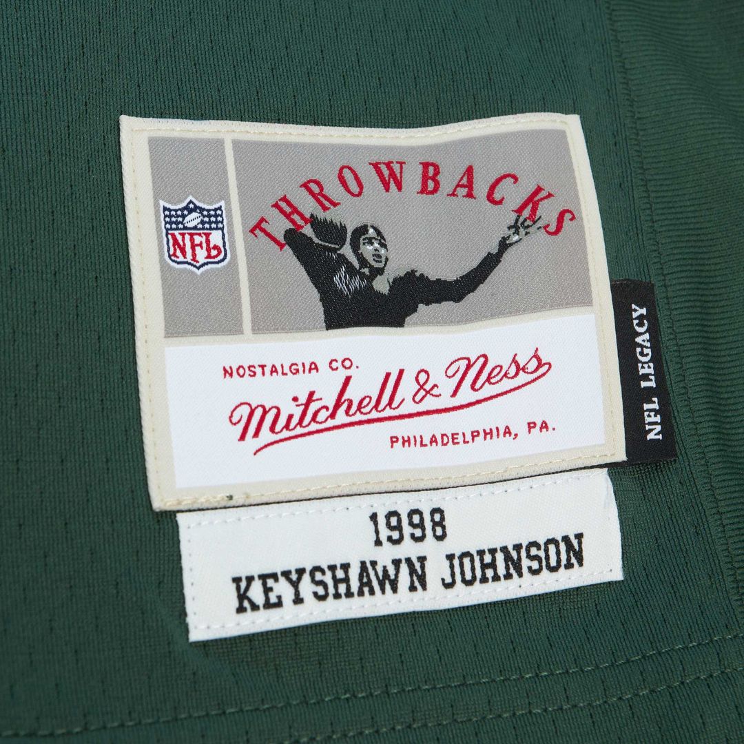 Keyshawn Johnson New York Jets Legacy Replica Jersey - Green