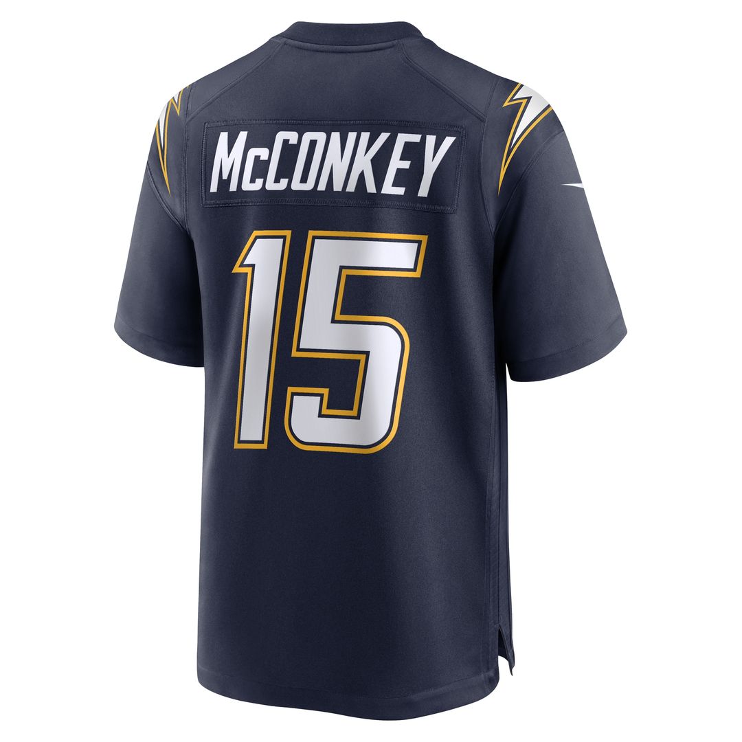 Ladd McConkey Los Angeles Chargers Alternate Super Chargers Game Player Jersey - Navy