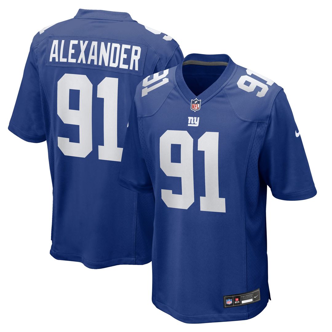Darius Alexander New York Giants Team Game Jersey - Royal