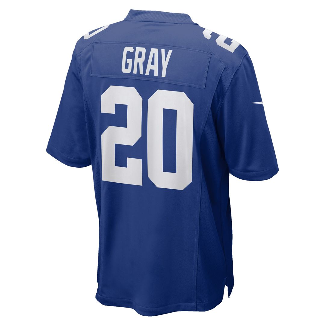 Eric Gray New York Giants Team Game Jersey - Royal