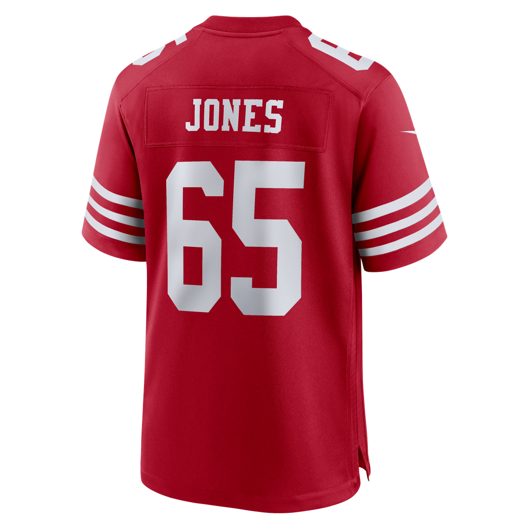 Robert Jones San Francisco 49ers Team Game Jersey - Scarlet