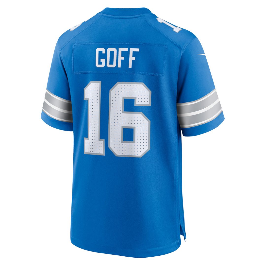 Jared Goff Detroit Lions Game Jersey - White