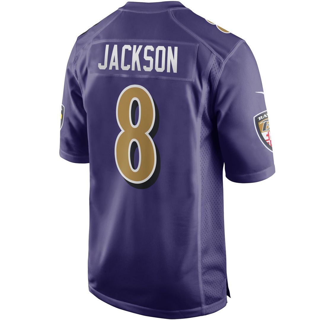 Lamar Jackson Baltimore Ravens Alternate Game Jersey - Black