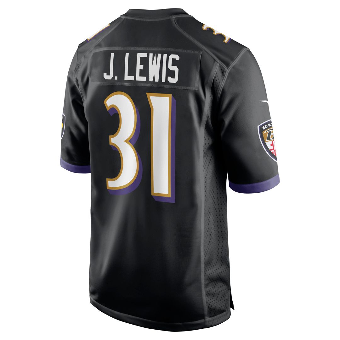 Jamal Lewis Baltimore Ravens Retired Player Alternate Game Jersey - Black