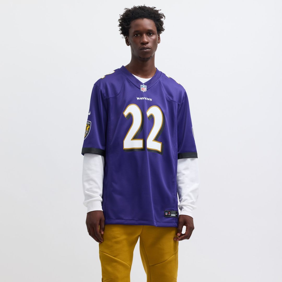 Derrick Henry Baltimore Ravens Game Player Jersey - Purple