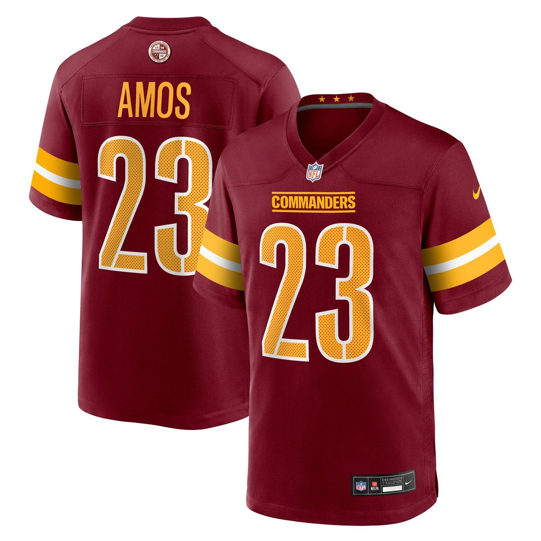 Trey Amos Washington Commanders Team Game Jersey - Burgundy