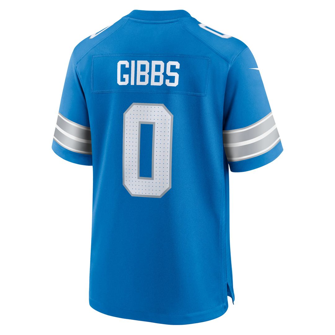 Jahmyr Gibbs Detroit Lions Game Player Jersey - White