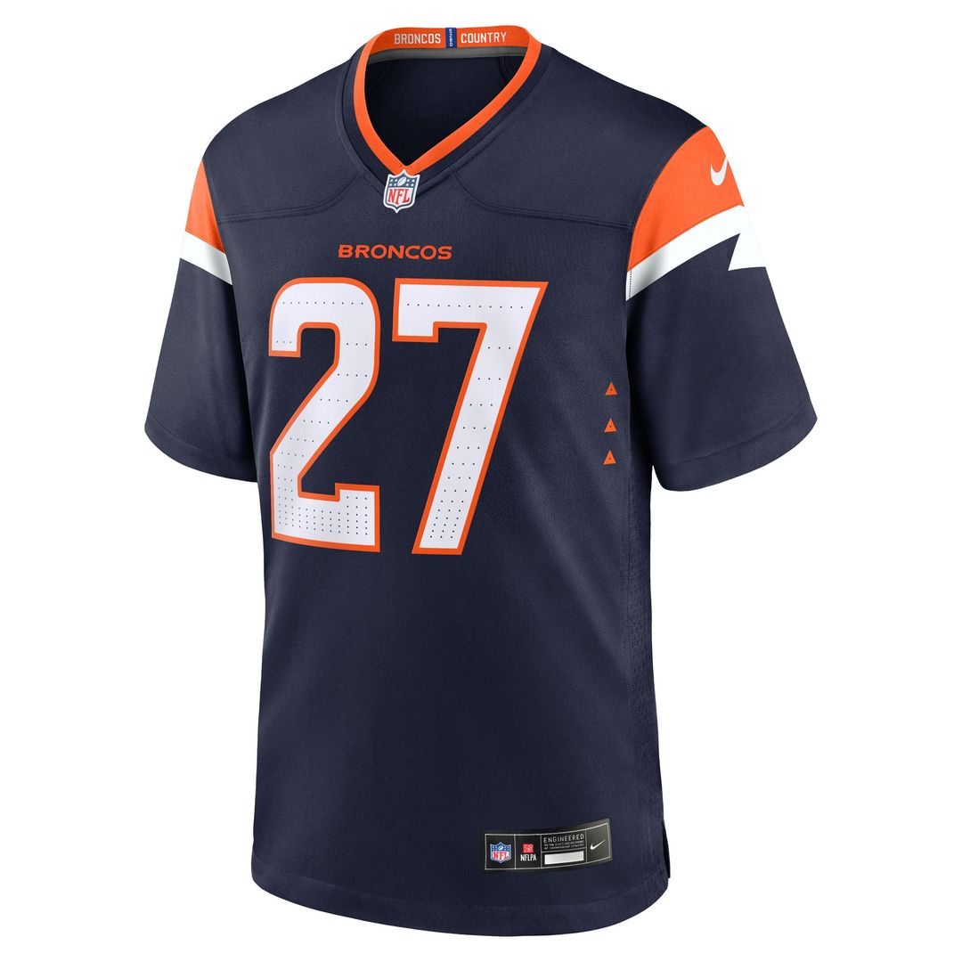 J.K. Dobbins Denver Broncos Team Game Jersey - Orange