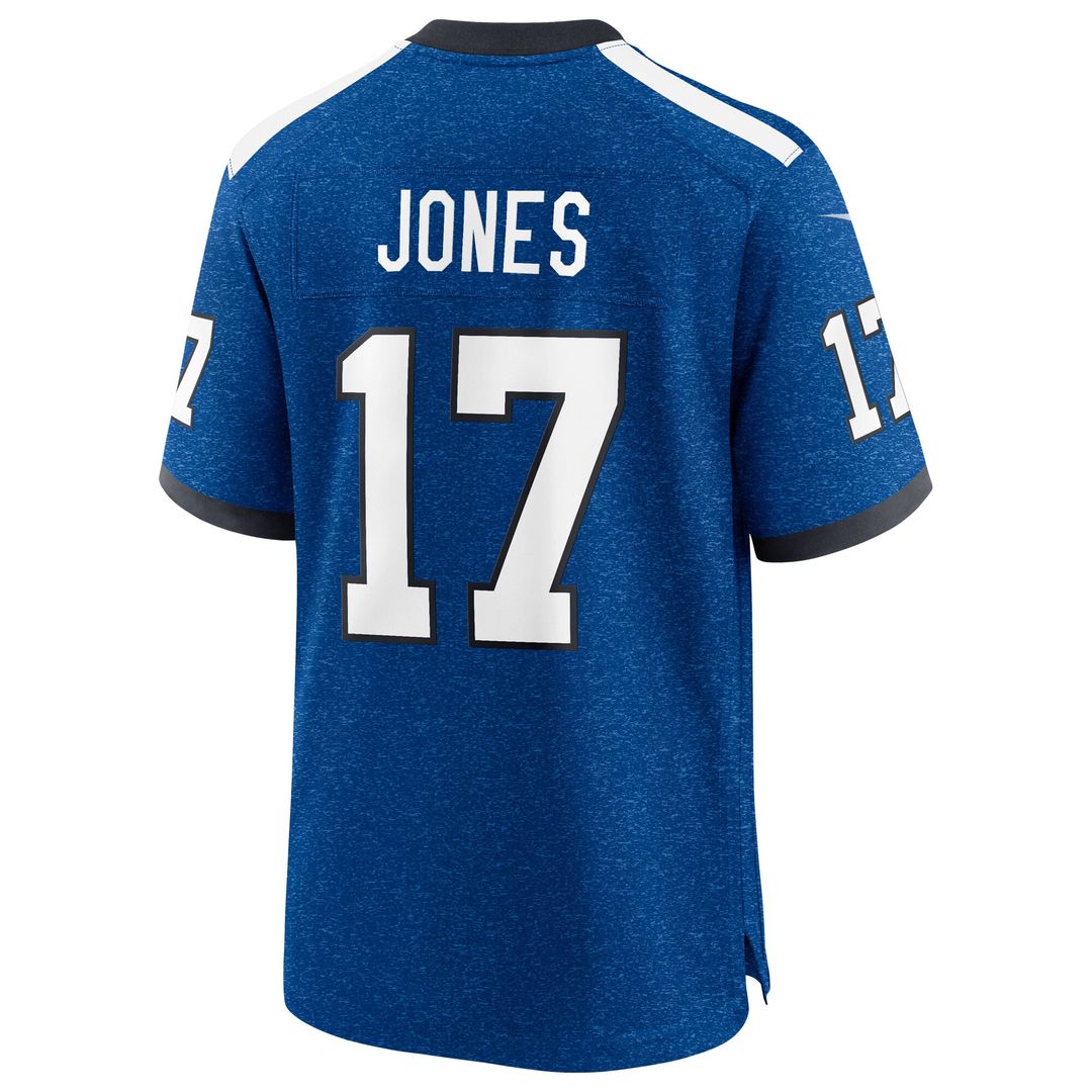 Daniel Jones Indianapolis Colts Alternate 2 Indiana Nights Game Jersey - Heather Royal