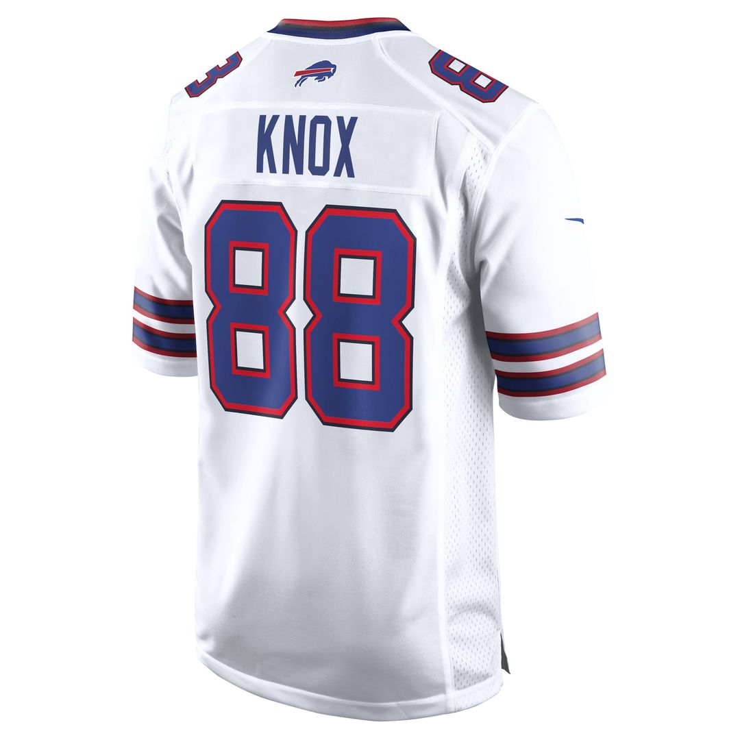 Dawson Knox Buffalo Bills Away Game Player Jersey - White