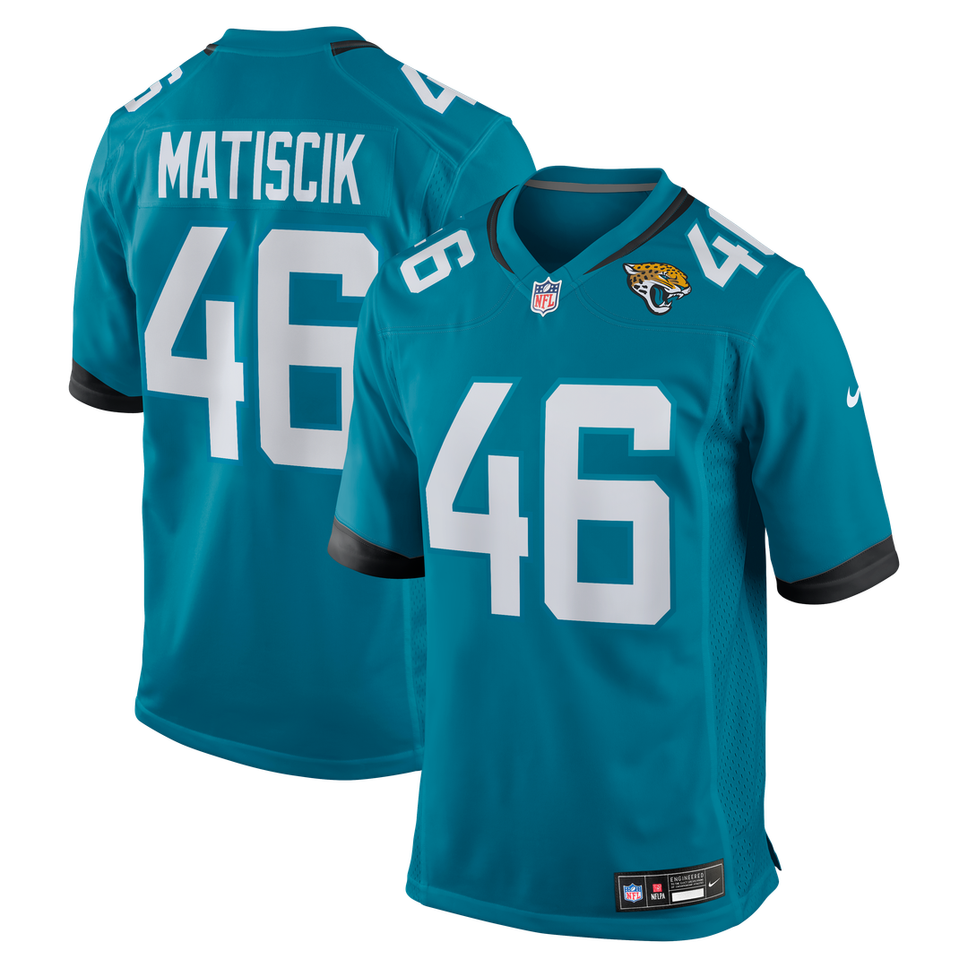 Ross Matiscik Jacksonville Jaguars Alternate Game Jersey - Black