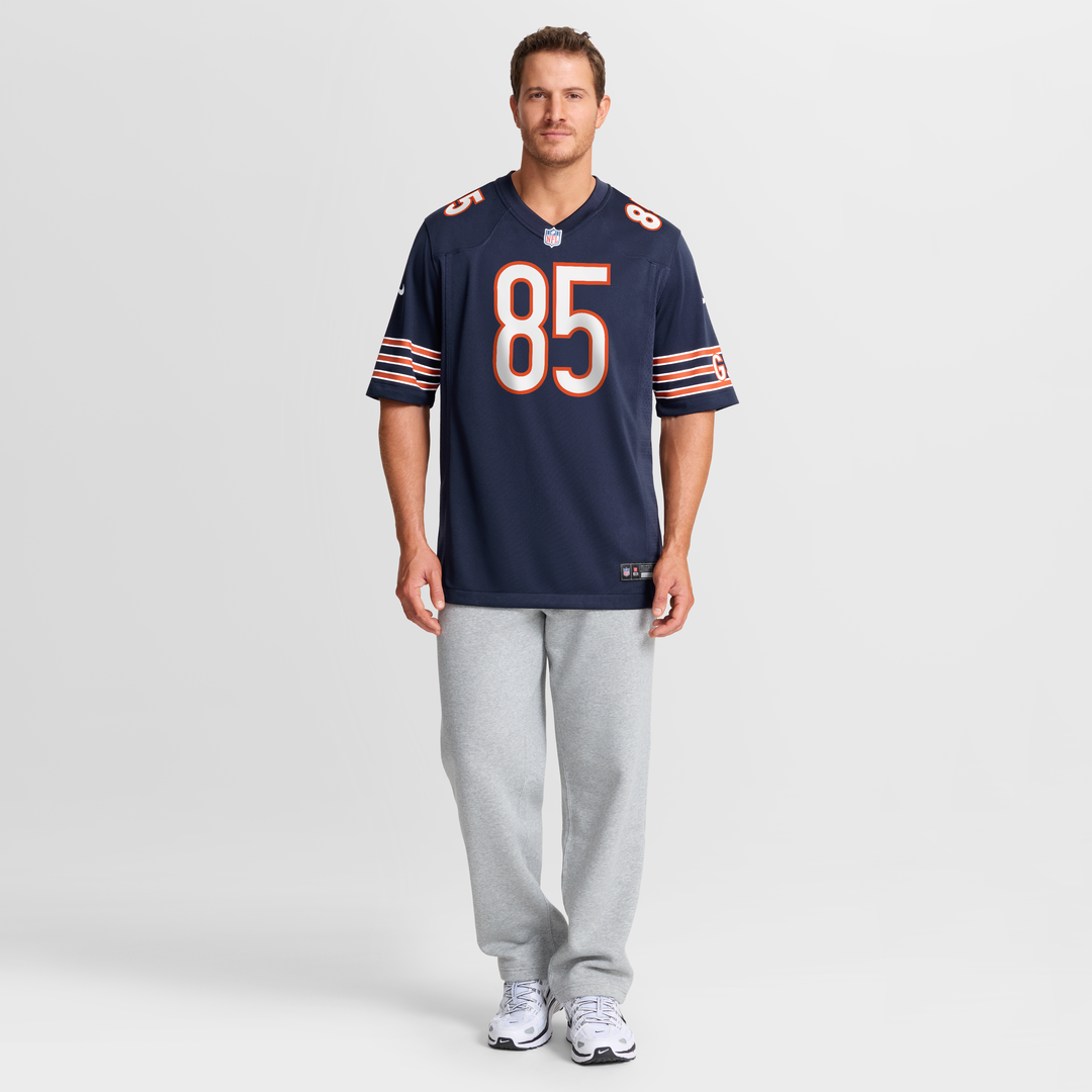 Cole Kmet Chicago Bears Player Game Jersey - Navy