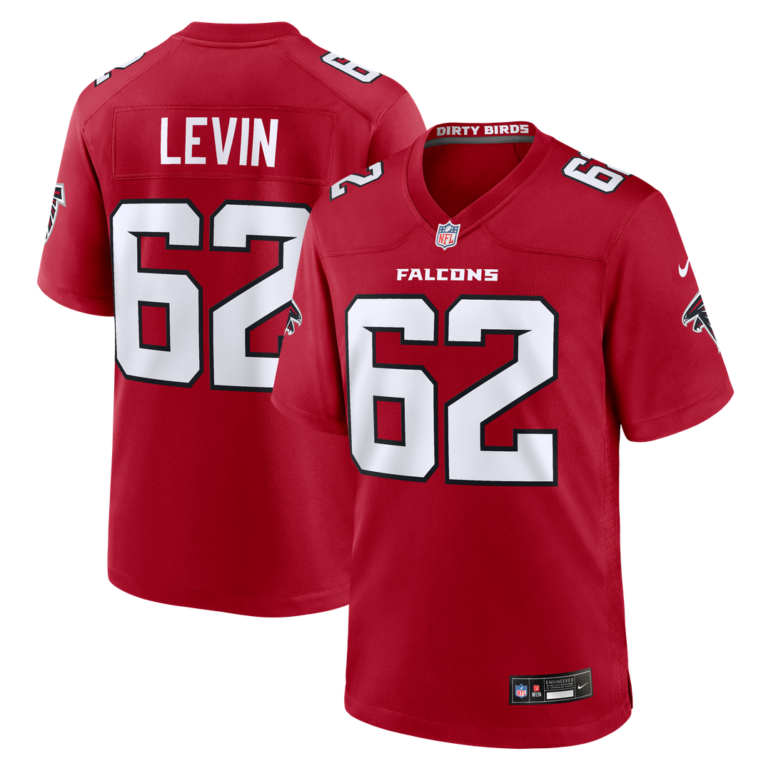 Corey Levin Atlanta Falcons Team Game Jersey - Red