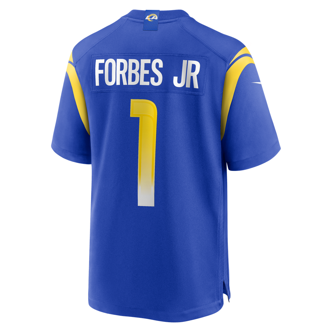 Emmanuel Forbes Jr. Los Angeles Rams Team Game Jersey - Royal