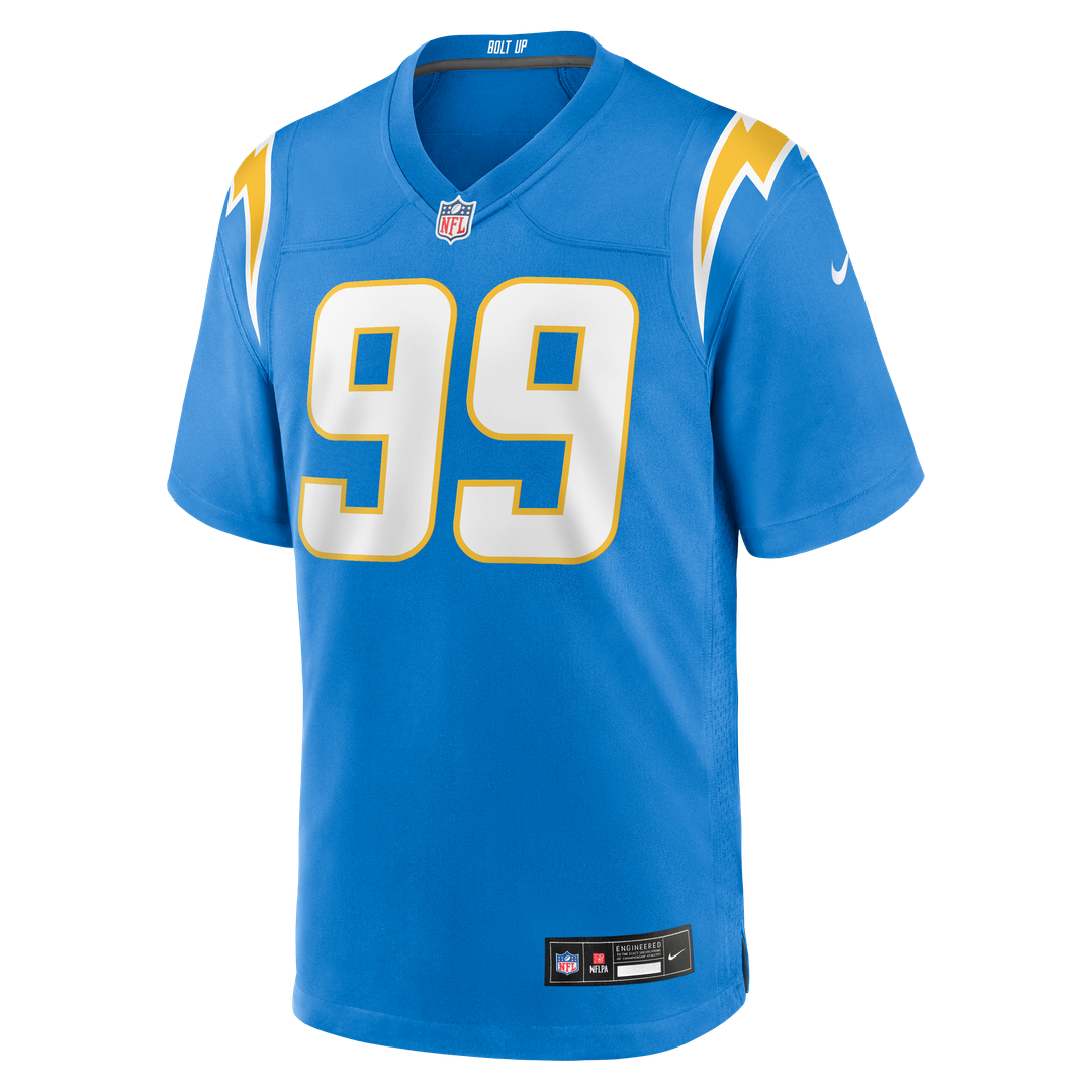 Jamaree Caldwell Los Angeles Chargers Team Game Jersey - Powder Blue