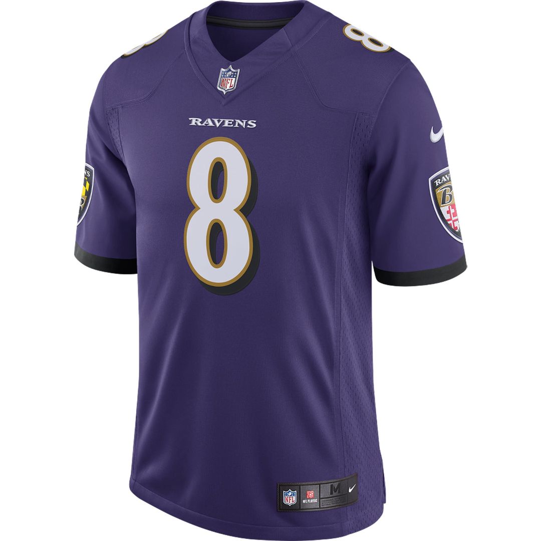 Lamar Jackson Baltimore Ravens Speed Machine Limited Jersey - Purple
