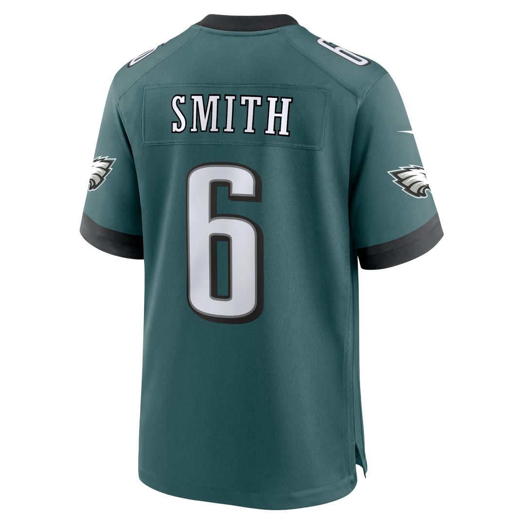 DeVonta Smith Philadelphia Eagles Team Game Jersey - Midnight Green