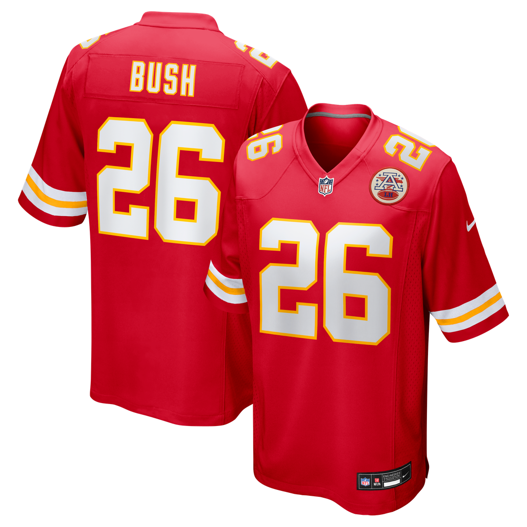 Deon Bush Kansas City Chiefs Game Player Jersey - Red