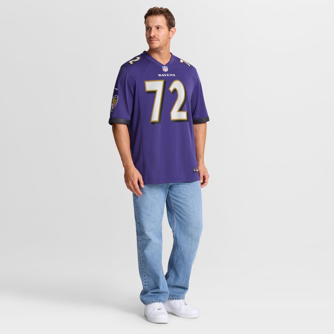 Andrew Vorhees Baltimore Ravens Team Game Jersey - Purple