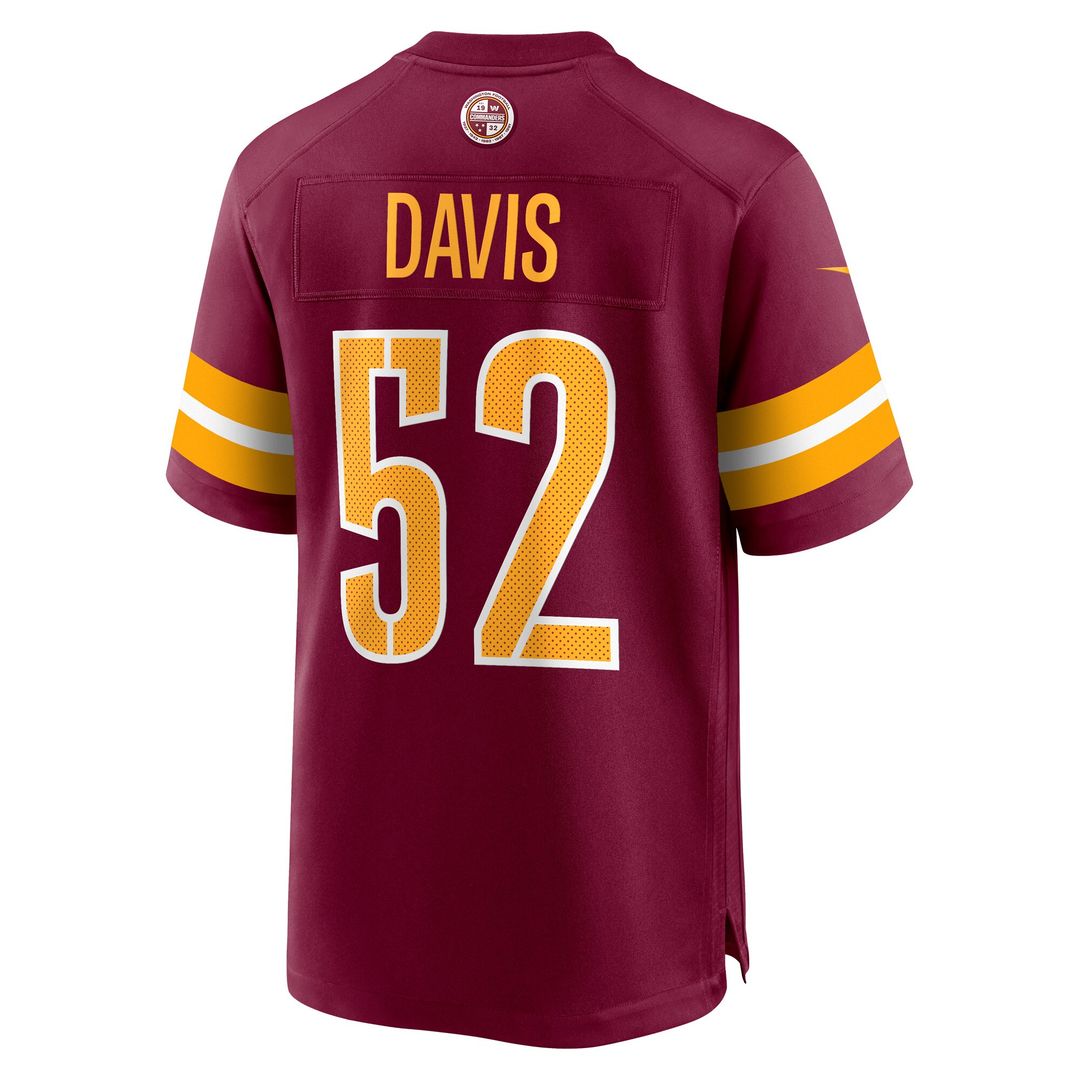 Jamin Davis Washington Commanders Player Game Jersey - Burgundy