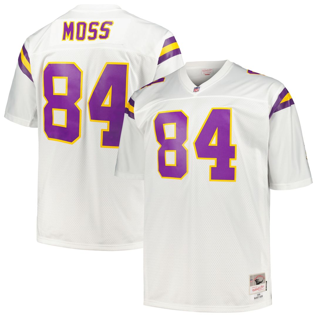 Randy Moss Minnesota Vikings Big & Tall 1998 Legacy Retired Player Jersey - White