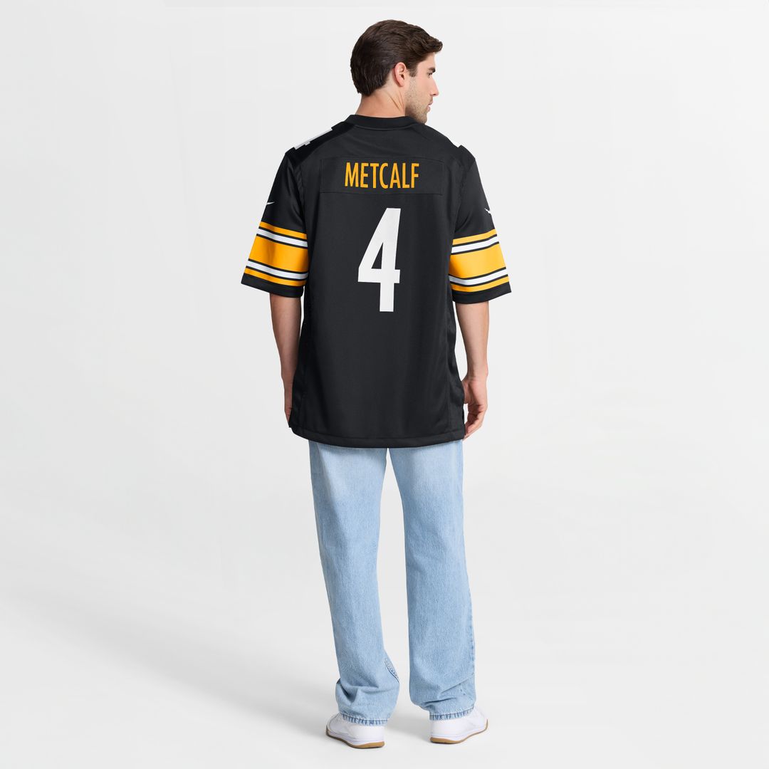 DK Metcalf Pittsburgh Steelers Game Player Jersey - Black
