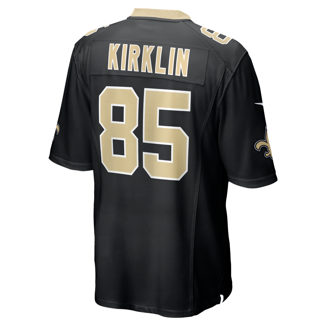 Jontre Kirklin New Orleans Saints Team Game Jersey - Black