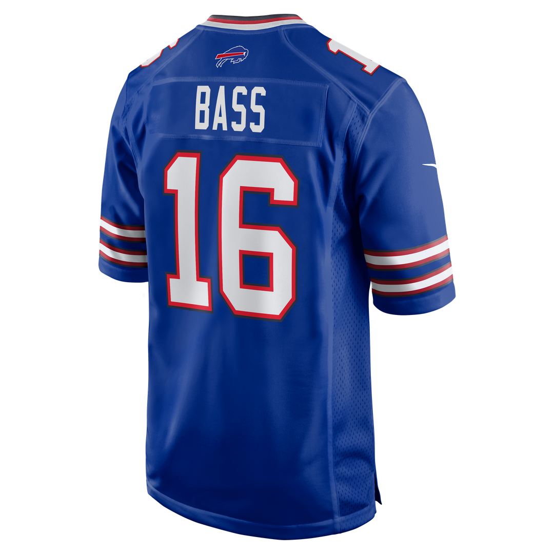 Tyler Bass Buffalo Bills Team Game Jersey - Royal